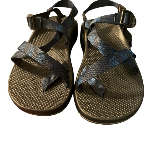 Chaco Z2 Classic Black Blue Adjustable Straps Mens Sz 11 (see description) - Picture 3 of 7